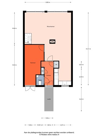 Floorplan - Bachlaan 111, 3752 HG Bunschoten-Spakenburg